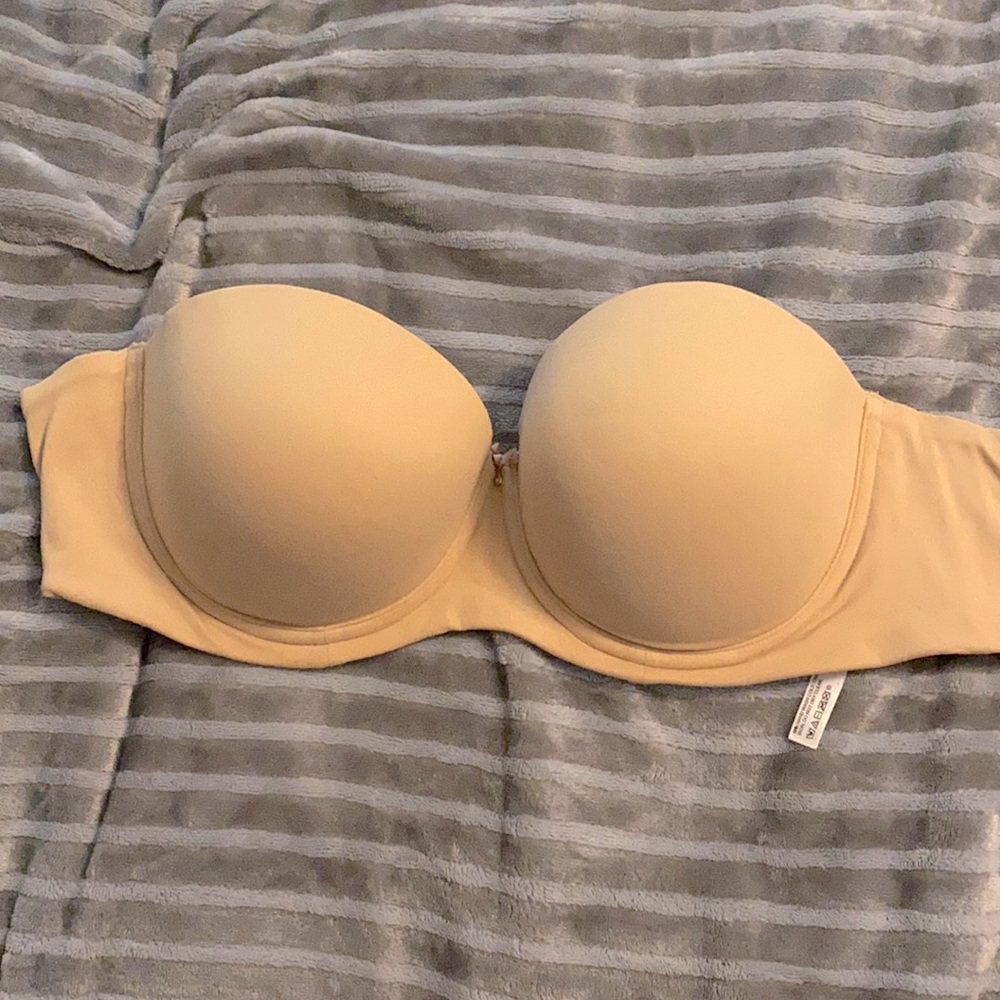Soma strapless tan nude bra 40C